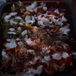 Chicken Over Rice Platter